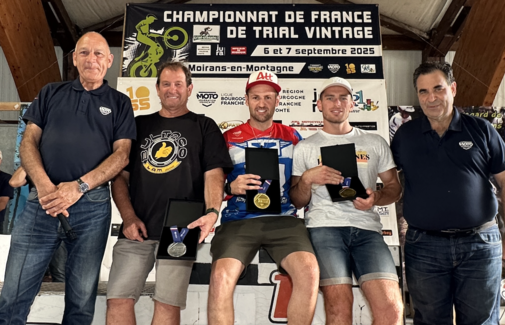 Jean Philippe Lerda gagne le Championnat de France Vintage 2025,